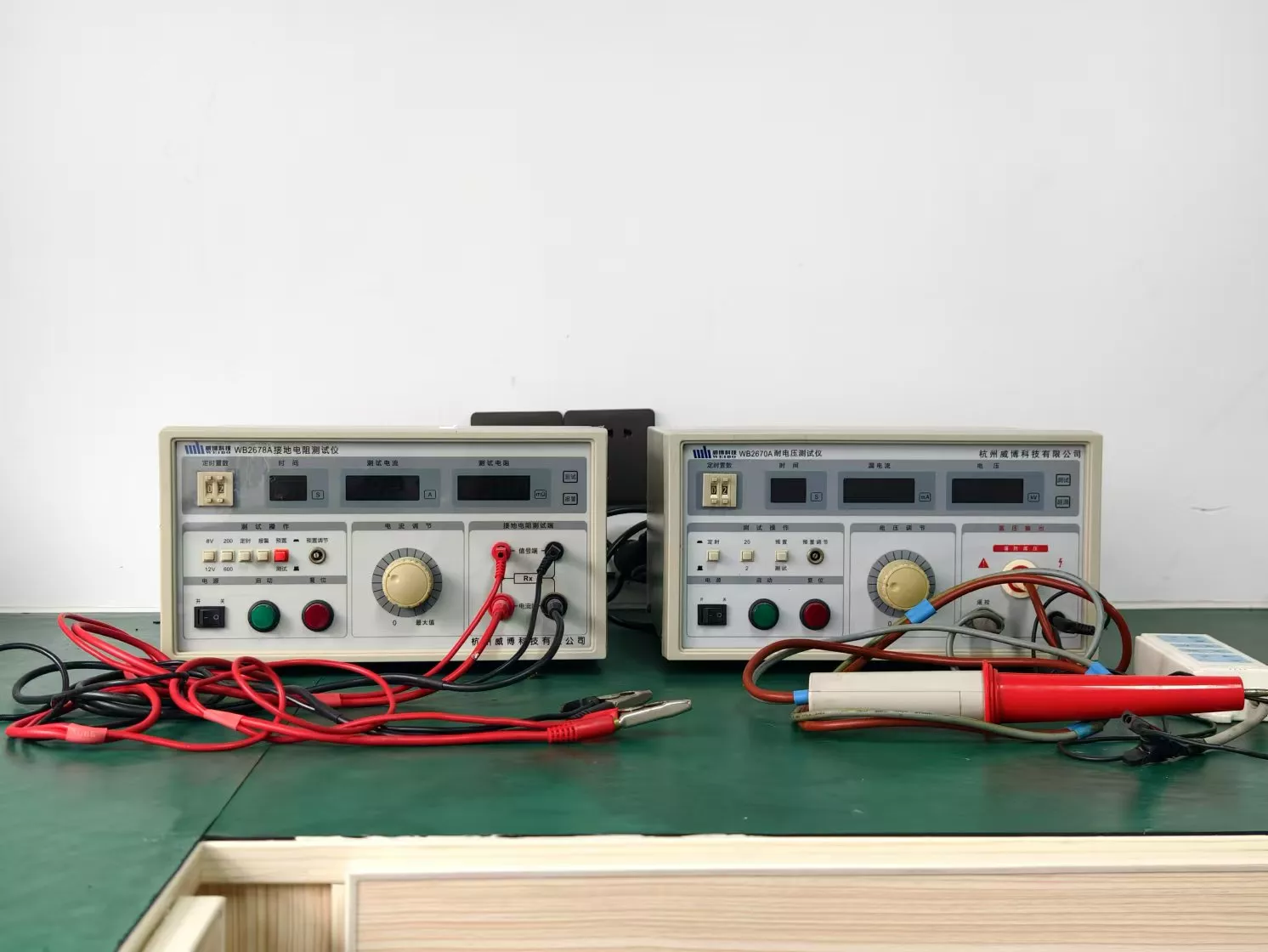 Resistance testing equipment